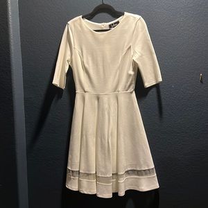 Lulus - White 3/4 Sleeve Dress